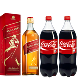 RED LABEL 0,70L & 2 (DEUX) COCA 1L5