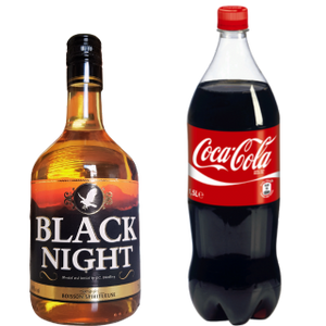 BLACK NIGHT 0,70L & COCA 1L5