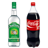 RHUM CHARRETTE 1L 49˚ & COCA COLA 1L5