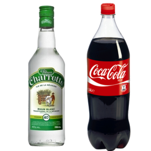 RHUM CHARRETTE 40˚ 0,70L & COCA COLA 1L5