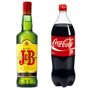 J&B BLENDED SCOTCH WHISKY 0,70L  & COCA 1L5