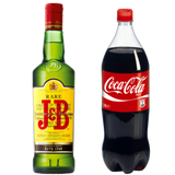 J&B BLENDED SCOTCH WHISKY 0,70L  & COCA 1L5