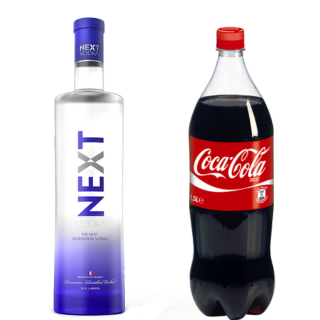 NEXT 0,70L & COCA 1L5