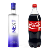 NEXT 0,70L & COCA 1L5