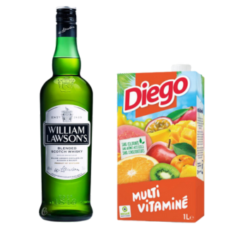 WILLIAM LAWSON 0,70L & DIEGO MULTIVITAMINE 1L