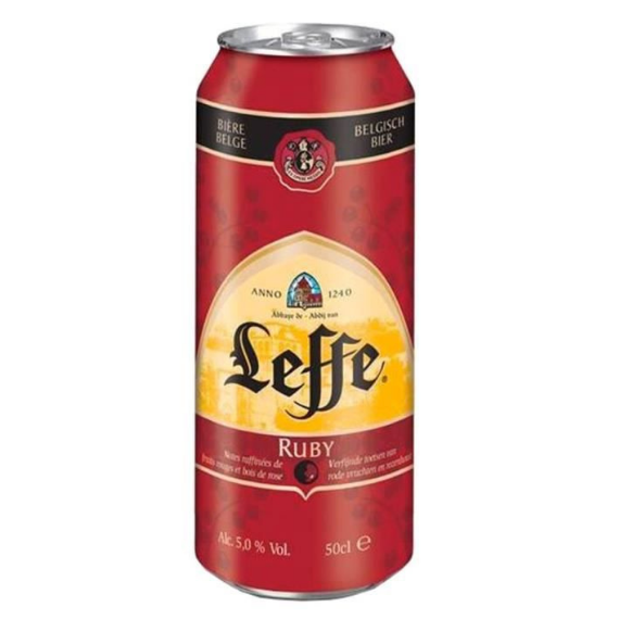 LEFFE RUBY CANNETTE 0.50L